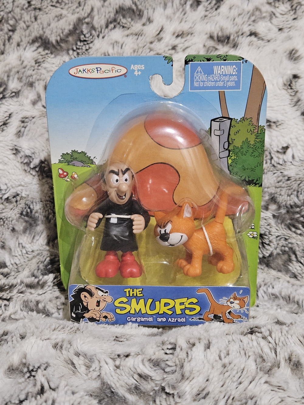 The Smurfs Gargamel & Azrael Orange Figure Set